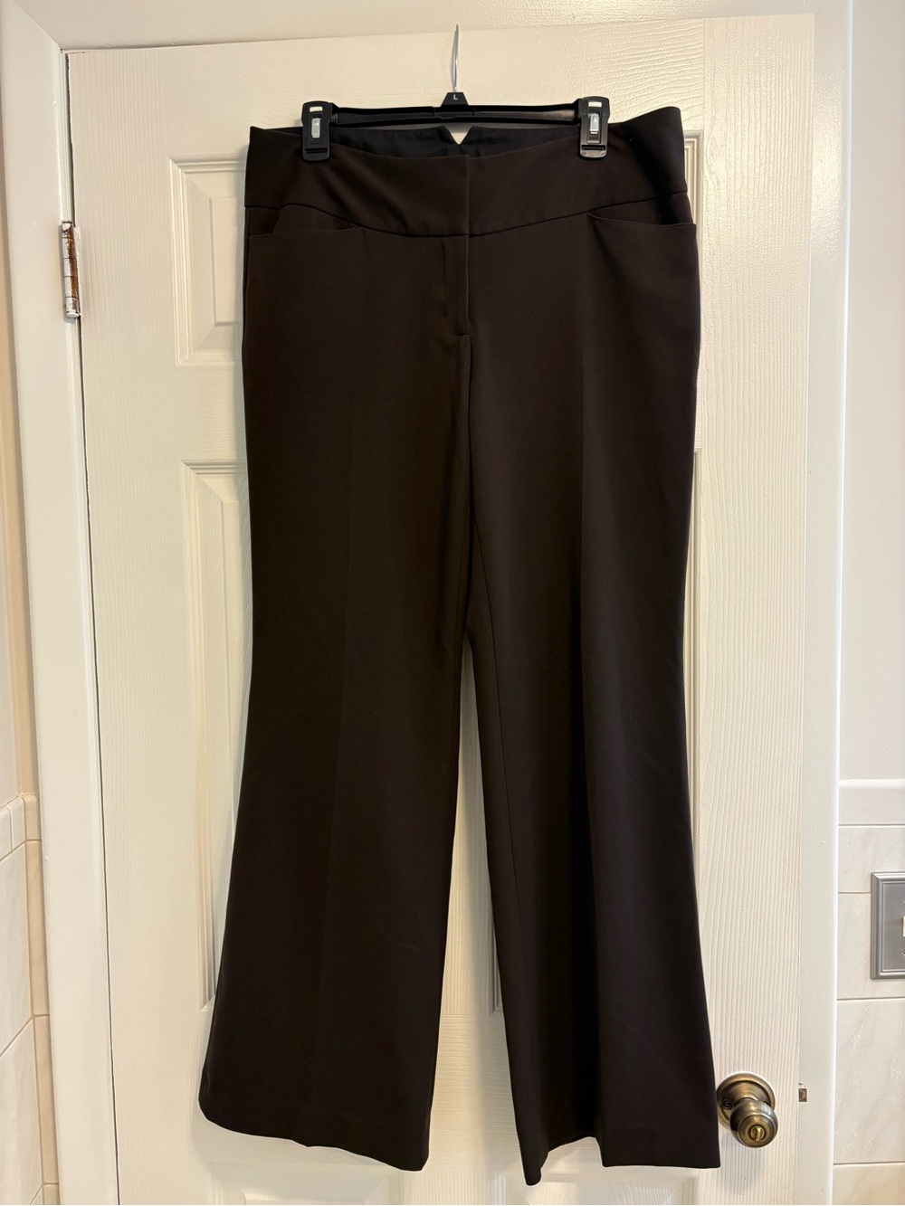 Express Wide-Leg Dress Pants Dark Brown women’s size 10R